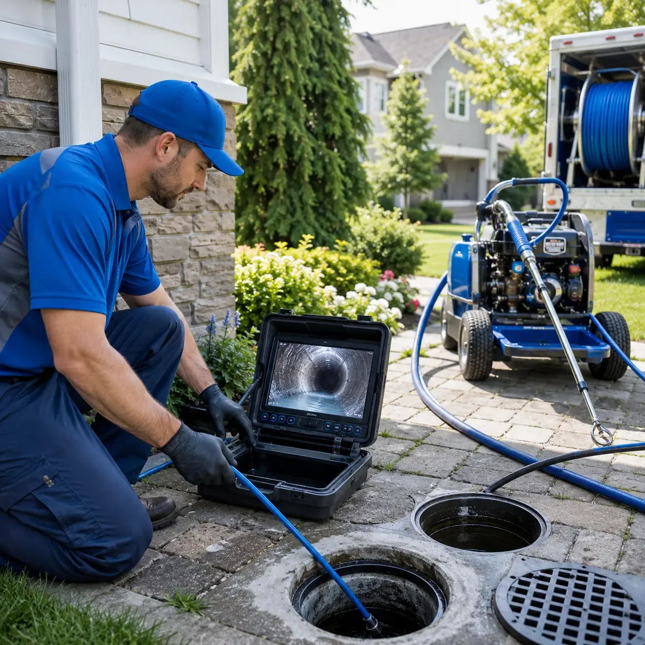 Outdoor drain cleaning professionals serving Marine On Saint Croix, MN